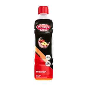 pedialyte active c/zinc 30 manzana 500 ml