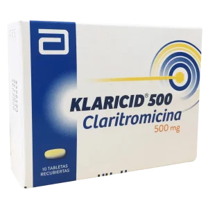 klaricid 500 mg 10 tabletas