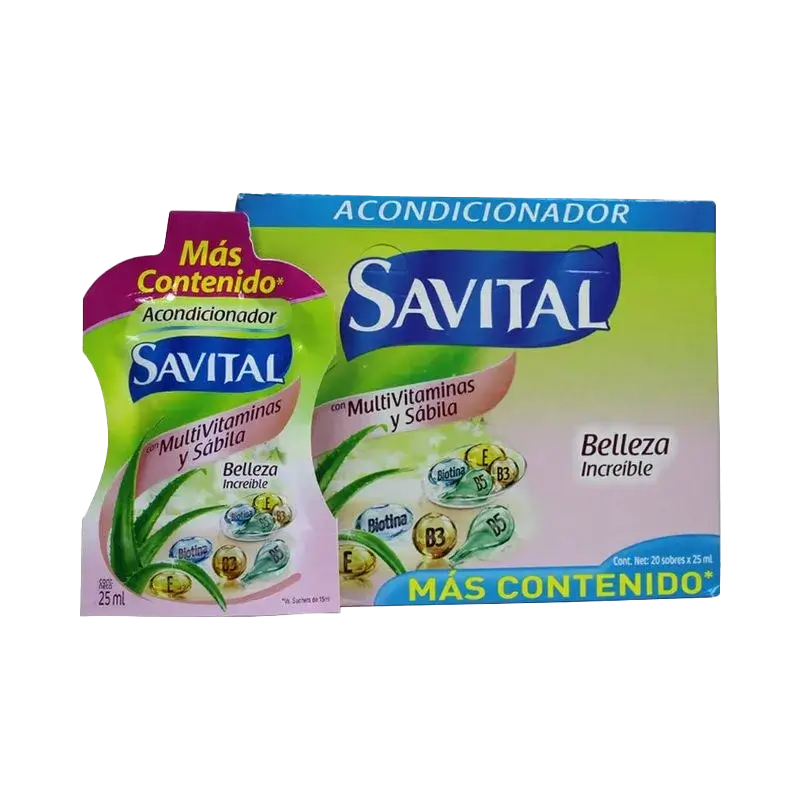 acondicionador savital multivit 25 ml 20 sobres