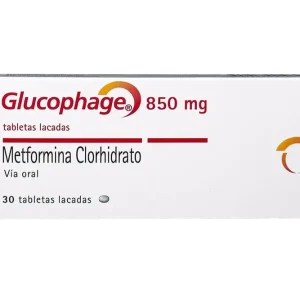 glucophage 850 mg 30 tabletas