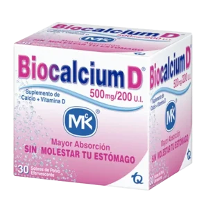 biocalcium d 500 mg polvo 30 sobres