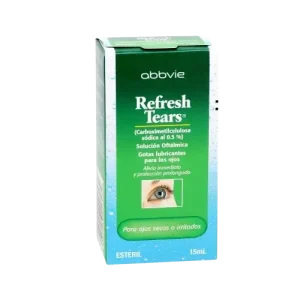 refresh tears gotas lubric 15 ml