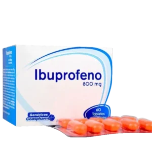 ibuprofeno 800 mg 60 tabletas coa