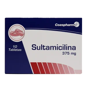 sultamicilina 375 mg 10 tabletas coa