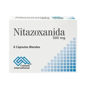 nitazoxanida 500 mg 6 tabletas pc