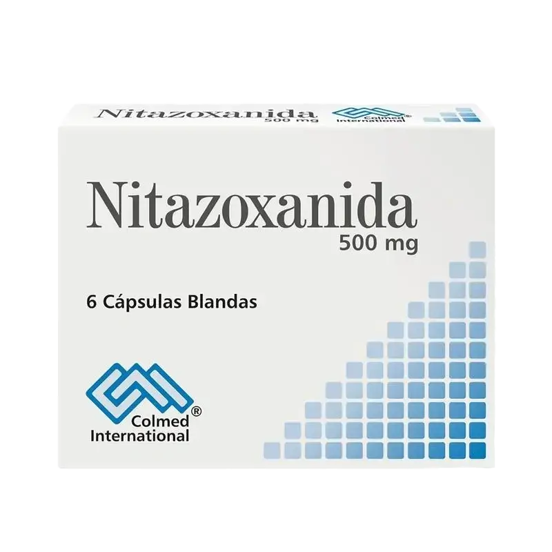 nitazoxanida 500 mg 6 tabletas pc