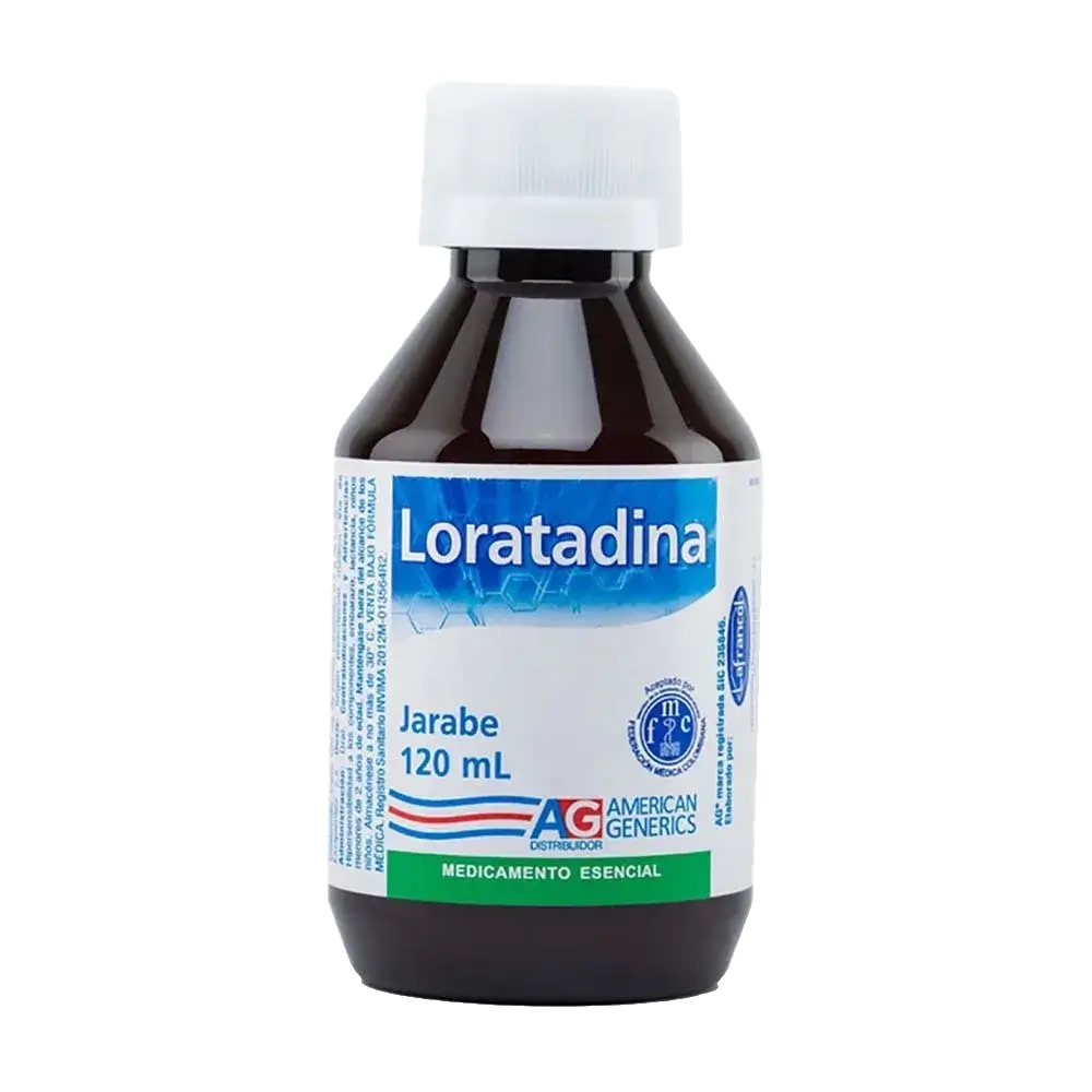 loratadina jarabe 120 ml ag