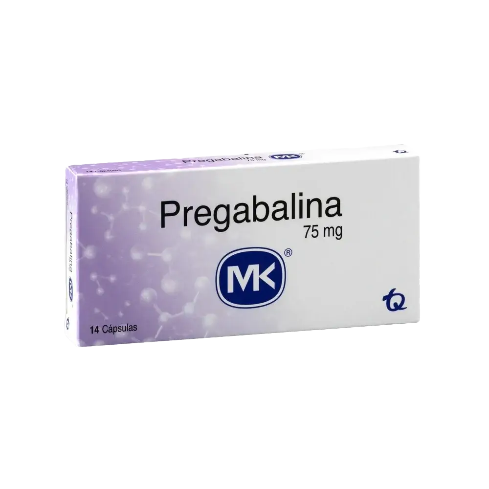pregabalina 75 mg 14 capsulas mk