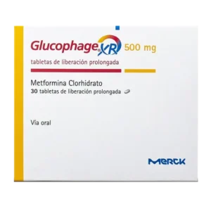 glucophage xr 500 mg 30 tabletas