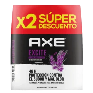 desodorante axe excite aer 152 ml 2 und