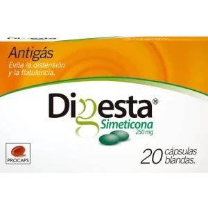 digesta 250 mg 20 tabletas
