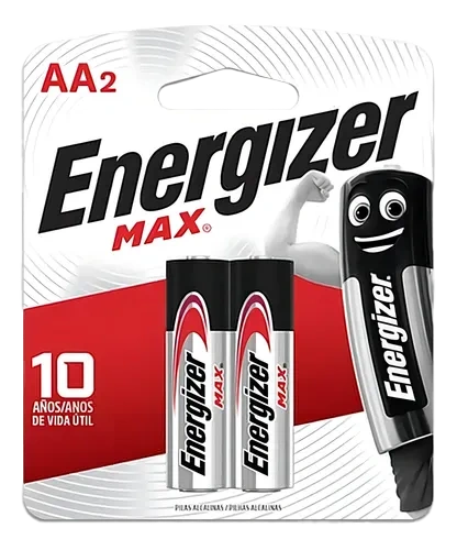 pila energizer max alkalina aa 2 und
