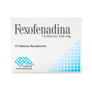 fexofenadina 120 mg 10 tabletas pc