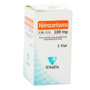 hidrocortisona 100 mg 1 ampolla vt