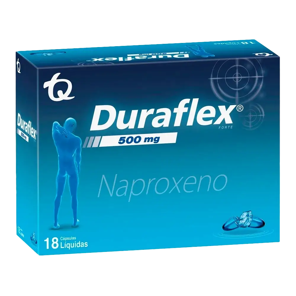 duraflex 500 mg 18 capsulas
