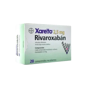 xarelto 2.5 mg 28 comprimidos