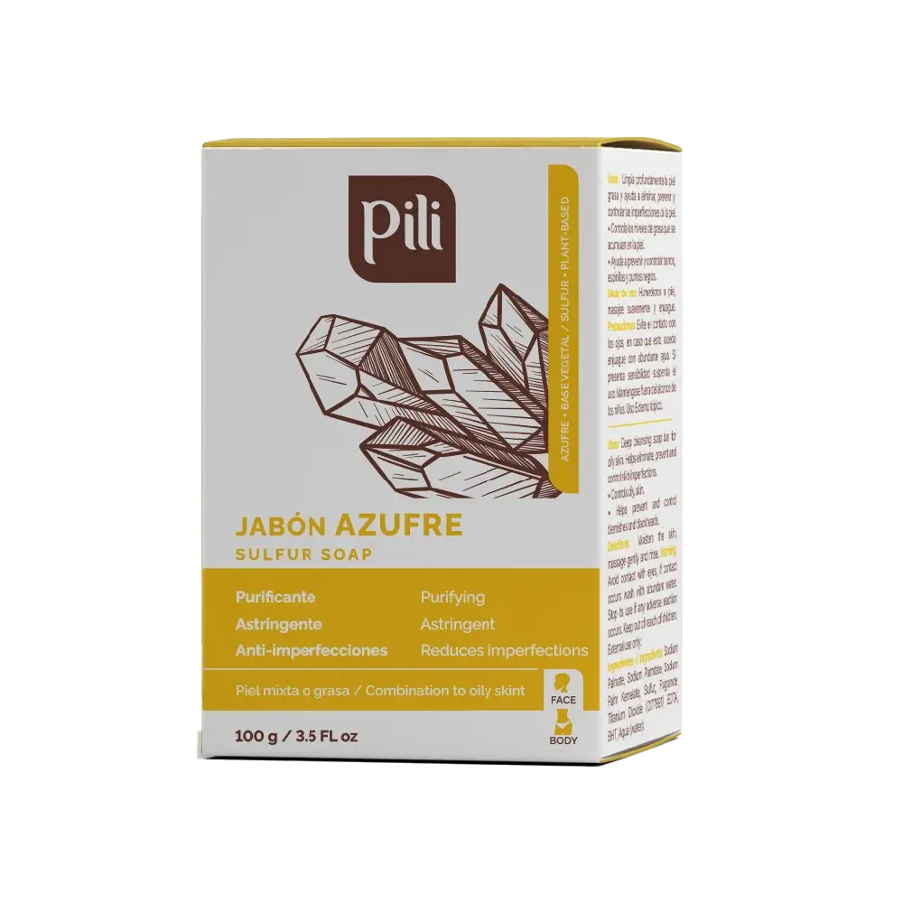 jabon de azufre pili 100 gr