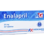 enalapril 20 mg 30 tabletas ag
