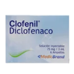 clofenil 75 mg 6 ampollas