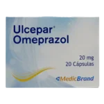ulcepar 20 mg 20 capsulas