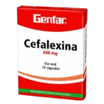 cefalexina 500 mg 10 tabletas gf