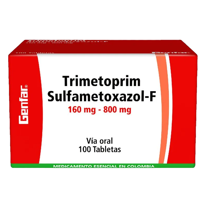 trimetoprim sulfa f 160/800 mg 100 tab gf - Imagen 1