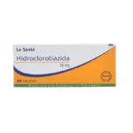 hidroclorotiazida 25 mg 30 tabletas ls