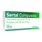 sertal comp 10 mg 10 tabletas
