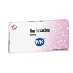 norfloxacino 400 mg 14 tabletas mk