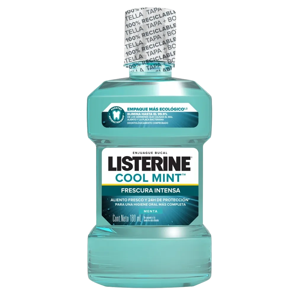 listerine cool mint 180 ml - Imagen 1