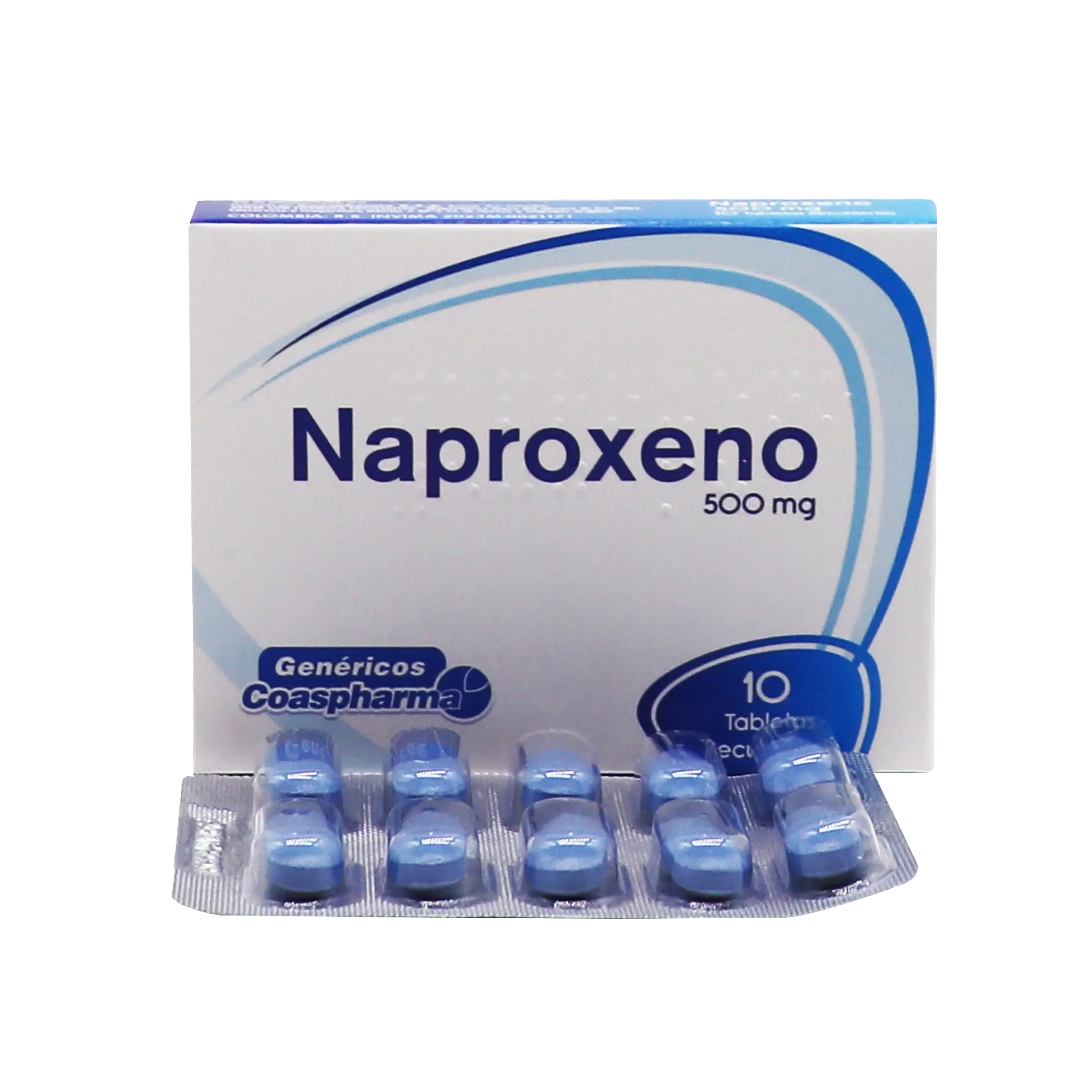NAPROXENO 500MG CJ*10 TAB