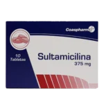sultamicilina 375 mg 10 tabletas coa