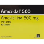 amoxidal 500 mg 30 capsulas