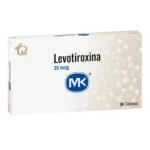 levotiroxina 25 mg 30 tabletas mk