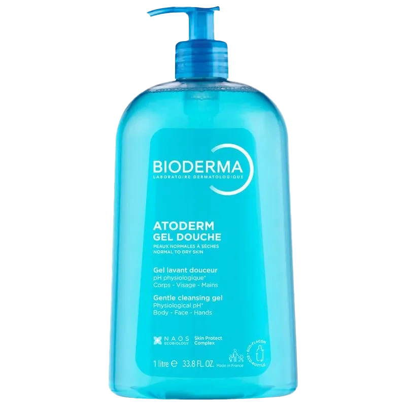 atoderm gel douche limp suave s/jab 1 lt - Imagen 1