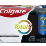 crema dent colgate total 12 carb/activ 75 ml 3 und