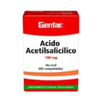 acido acetilsal 100 mg 100 tabletas gf