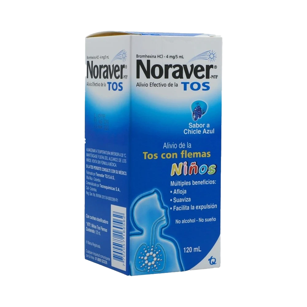22795_NORAVER_NTF_JARABE_CHICLE_NINO_120_ML_.webp noraver ntf jarabe chicle niño 120 ml - Imagen 1