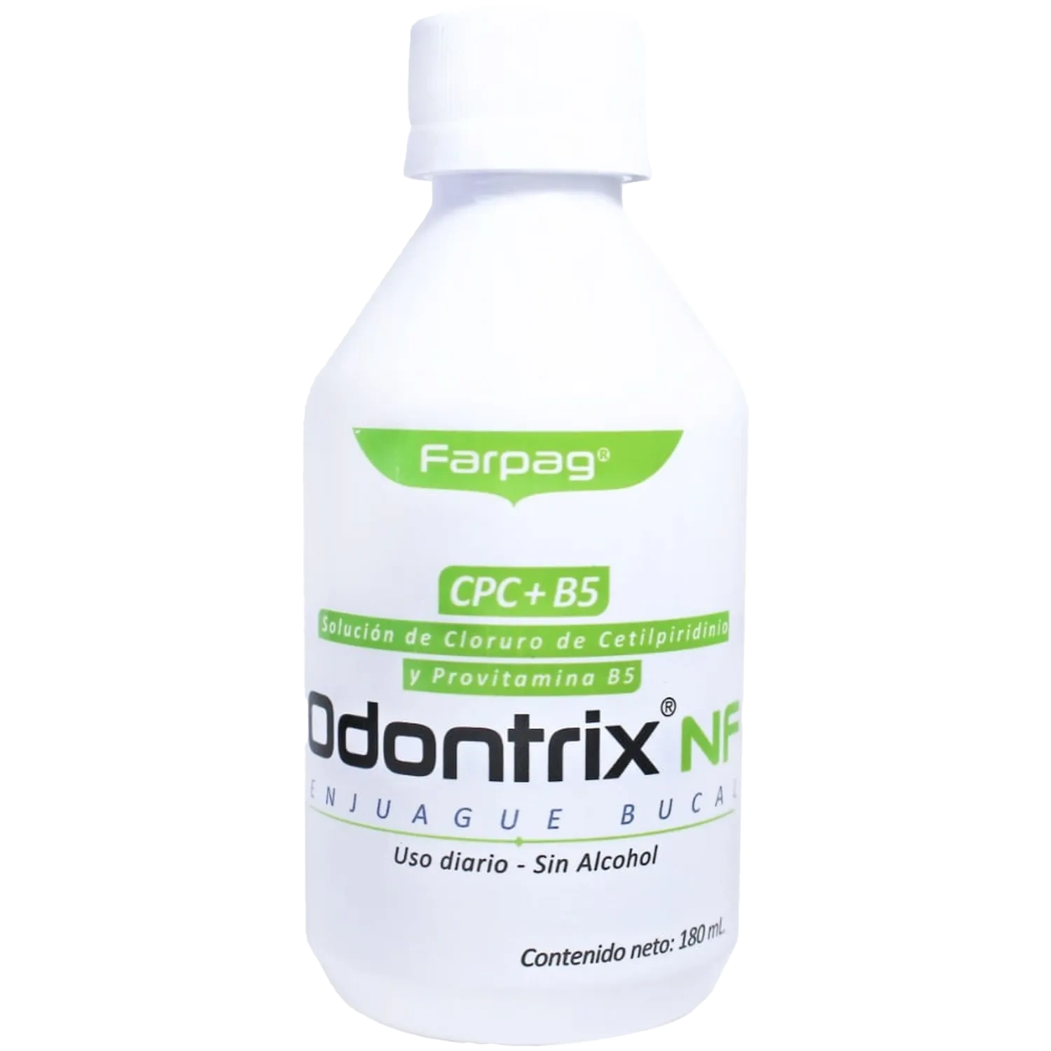 26085_ODONTRIX_ENJ.BUCAL_MENTA_180_ML_.webp odontrix enjuaguebucal menta 180 ml - Imagen 1