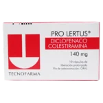 prolertus 140 mg 10 capsulas