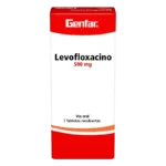 levofloxacino 500 mg 7 tabletas gf