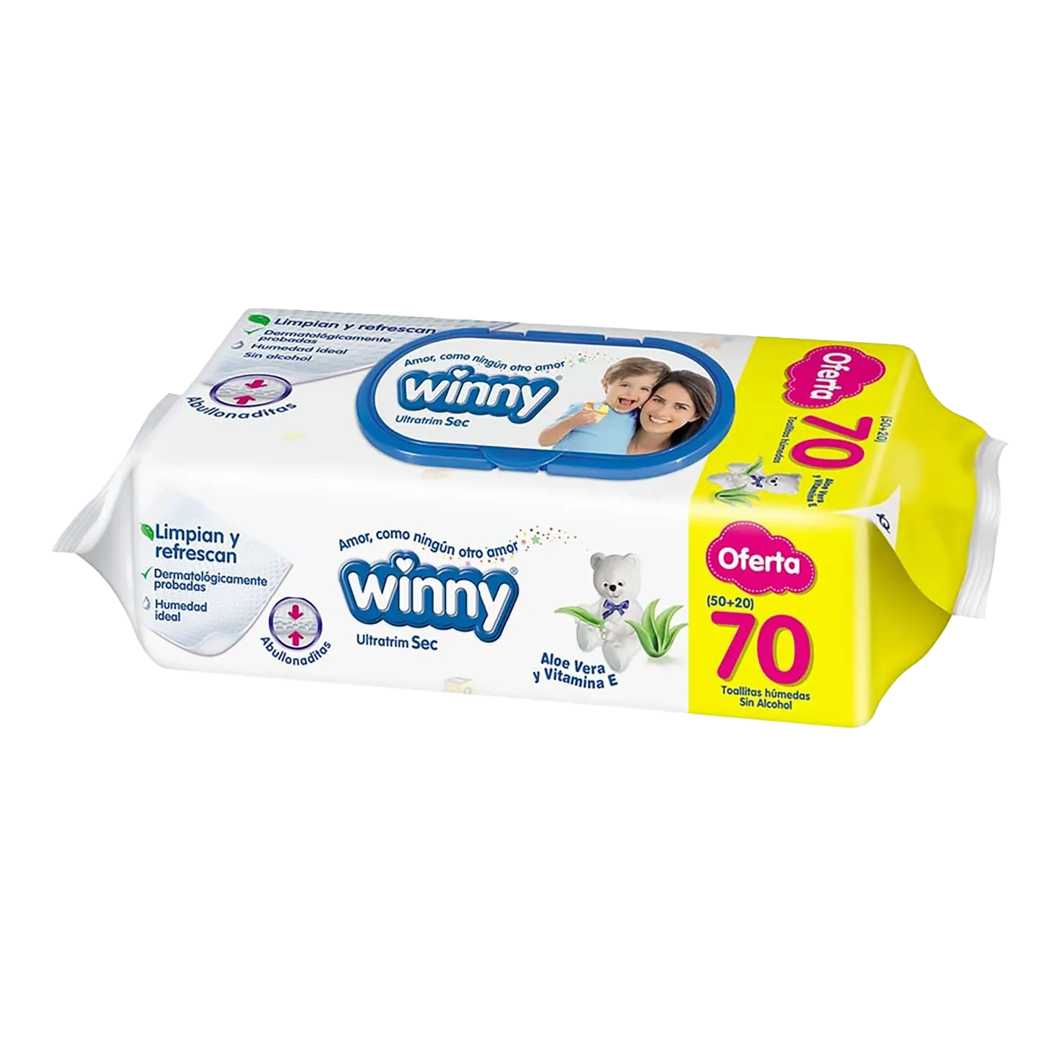 30450_TOA.HUM_WINNY_AL_VERA_VIT.E_5020_UND_.webp toallas hum winny al/vera vit.e 50+20 und - Imagen 1
