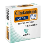 clindamicina 600 mg 10 ampollas vt
