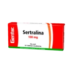 sertralina 100 mg 10 tabletas gf