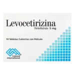 levocetirizina 5 mg 10 tabletas pc