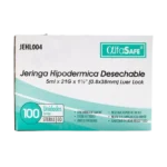 jeringa 5 ml 3p 21x1.1/2 100 und