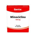 minociclina 100 mg 10 capsulas gf