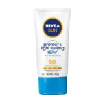 bloqueador nivea sun facial fps50 light