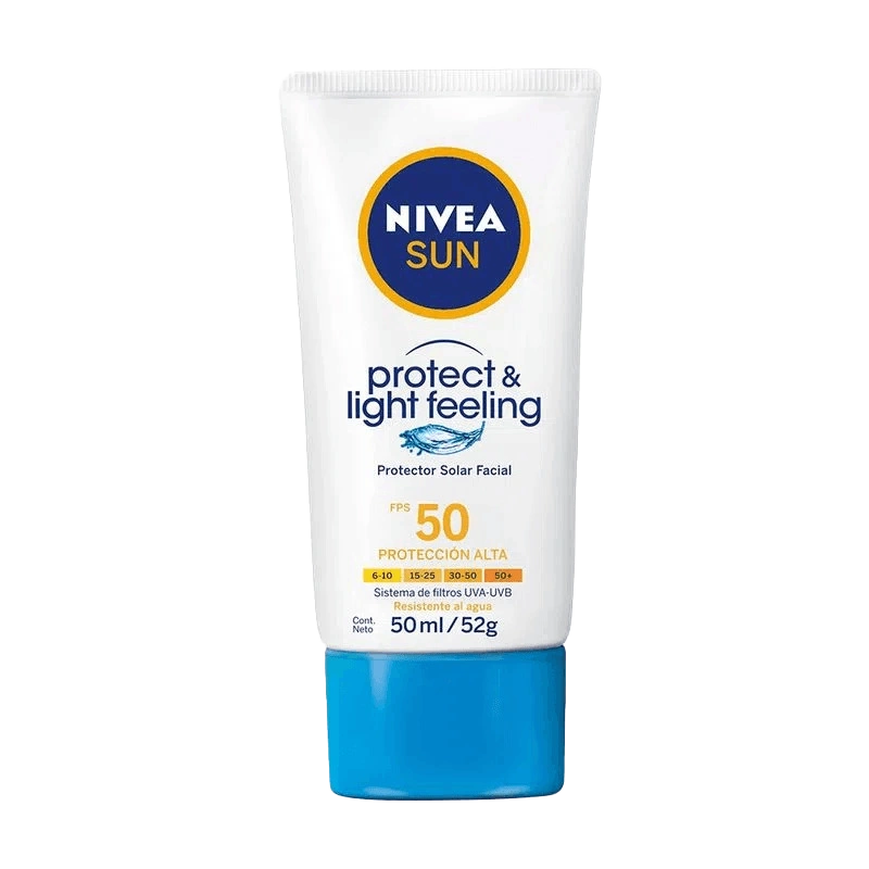 35267_BLOQ.NIVEA_SUN_FACIAL_FPS50_LIGHT_.webp bloqueador nivea sun facial fps50 light - Imagen 1