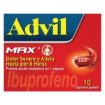 advil max 10 capsulas
